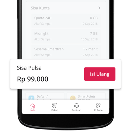 Balance and top-up